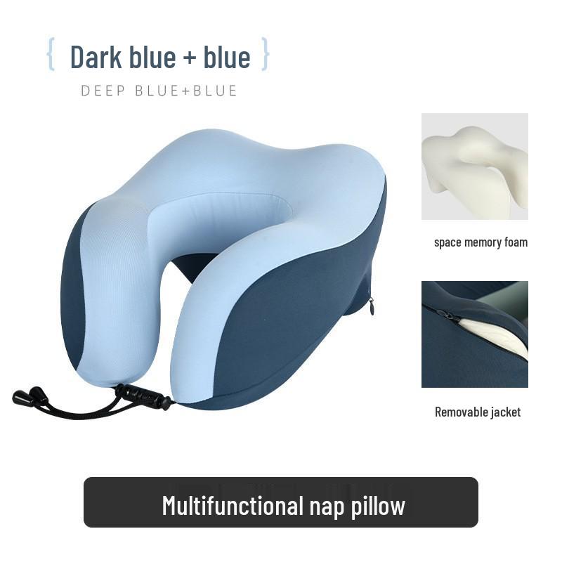 Portable U-Shaped Desk Nap Pillow for Cervical Support
