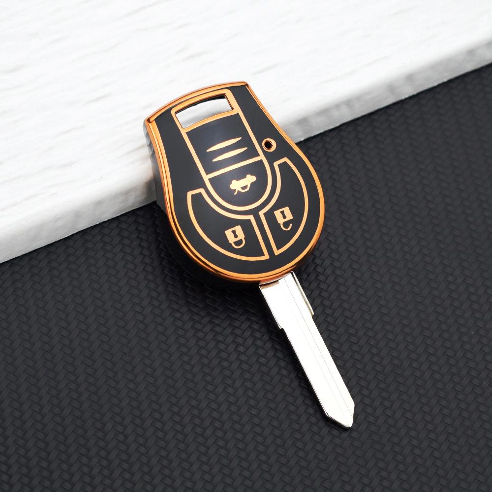 Car Key Case For Nissan Sylphy Cube Juke Rogue Micra Qashqai Altima Maxima Sentra Versa Transmiter 2/3 Buttons Cover Key Chain