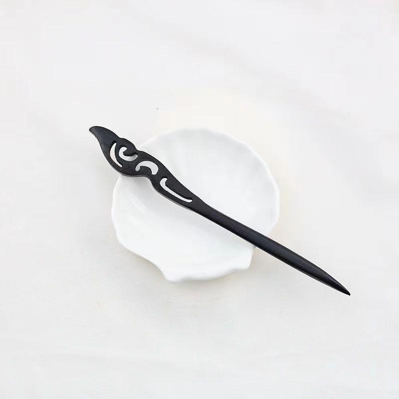 Antique-Style Wooden Hairpins: Chinese Qipao & Hanfu Headdress Accessories, Handmade for Hair Styling