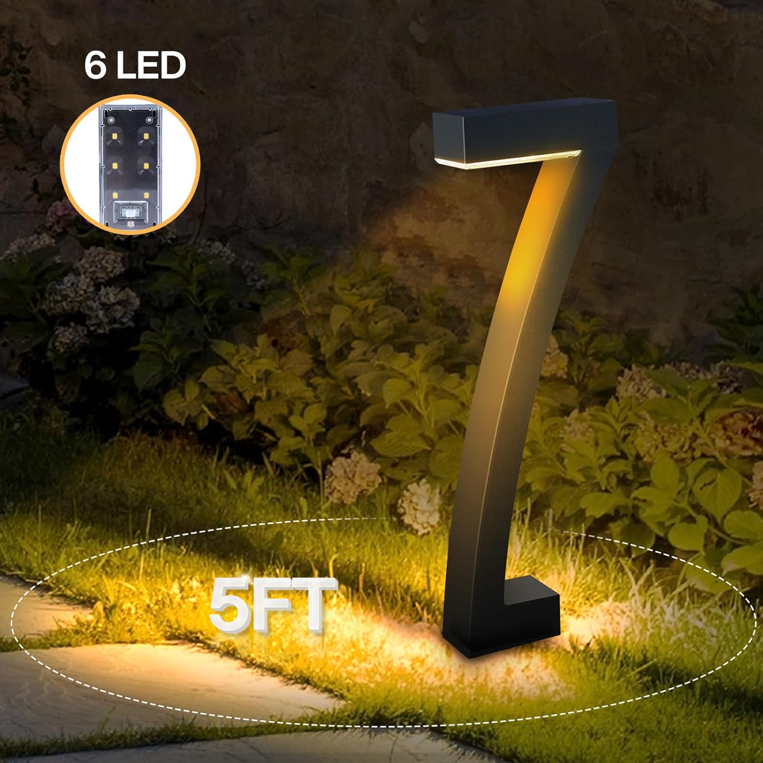 

Solar Lights Outdoor Landscape Lighting Warm White Auto On/Off Waterproof for Yard Garden Patio Walkway Sidewalk Lawn Decor Lamp