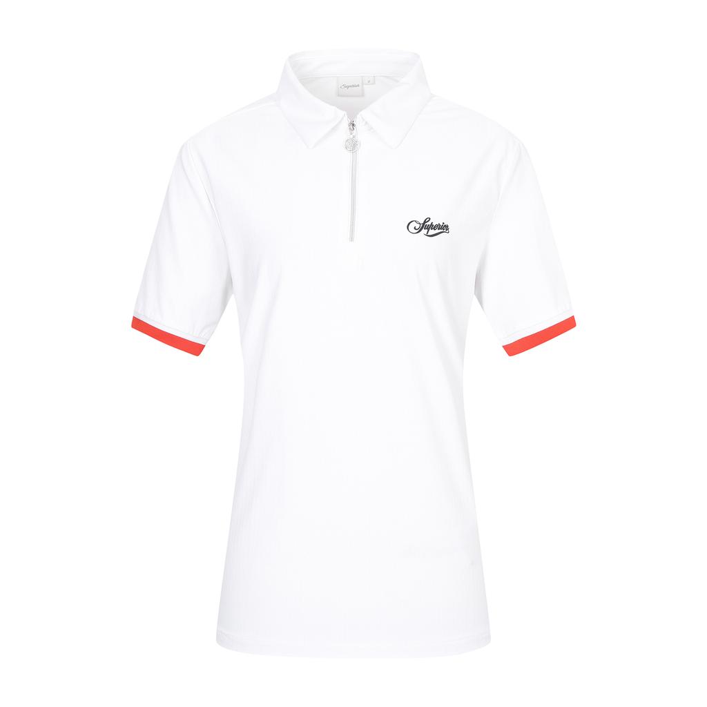 SUPERIOR Women'S Park Fine Texture T-Shirt White (Iwpftty20131)