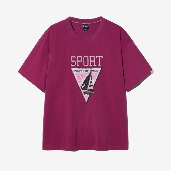 

Fila VinTage Sailing T shirT PLUM/100