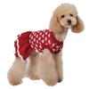 Valentines Day Pet Sweater Dress for Small Dogs All Size Cats Heart Pattern Designs Knitdress Turtleneck Knitwear