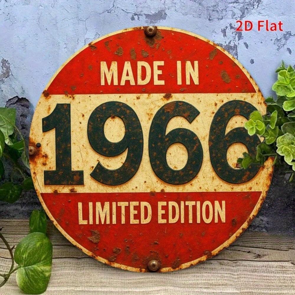 Flat 2D Metal Sign for Wall Decor