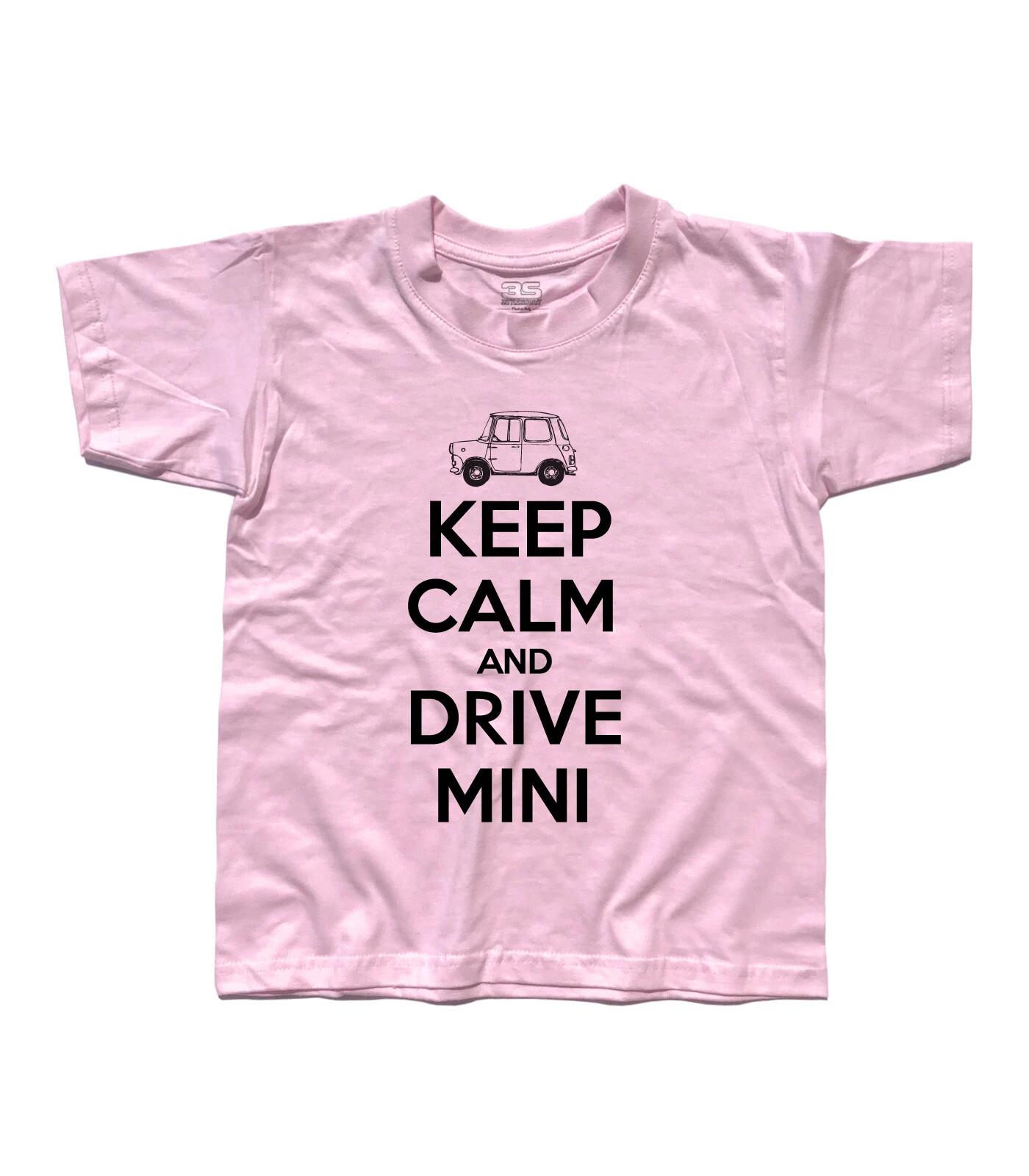 Children s T-shirt Keep Calm and Drive Mini - England Mr Bean London Style Mods 100