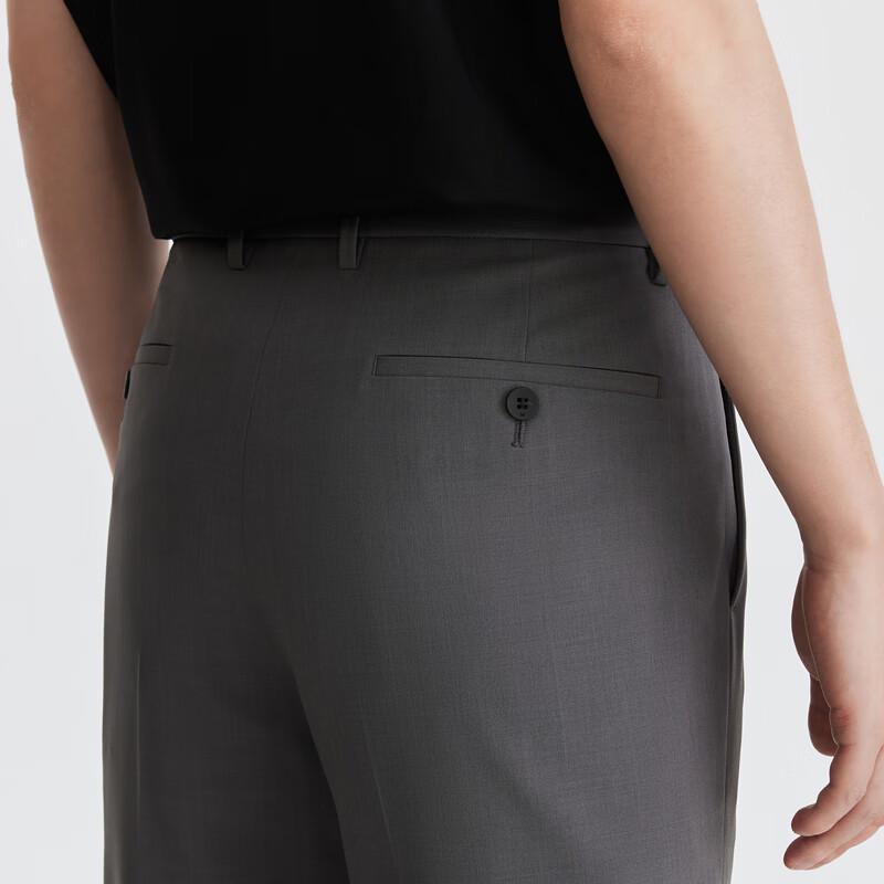 Joeone Men's Wrinkle-Resistant Straight Business Suit Pants