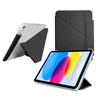 For iPad Air 11 (2025)/(2024) Case Origami Stand PU Leather Clear Back Tablet Cover with Pencil Holder