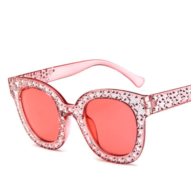 Vintage Woman Cat Eye Sunglasses Stars Sunglasses For Women Fashion Sun Glasses Brand Designer Eyewear Uv400