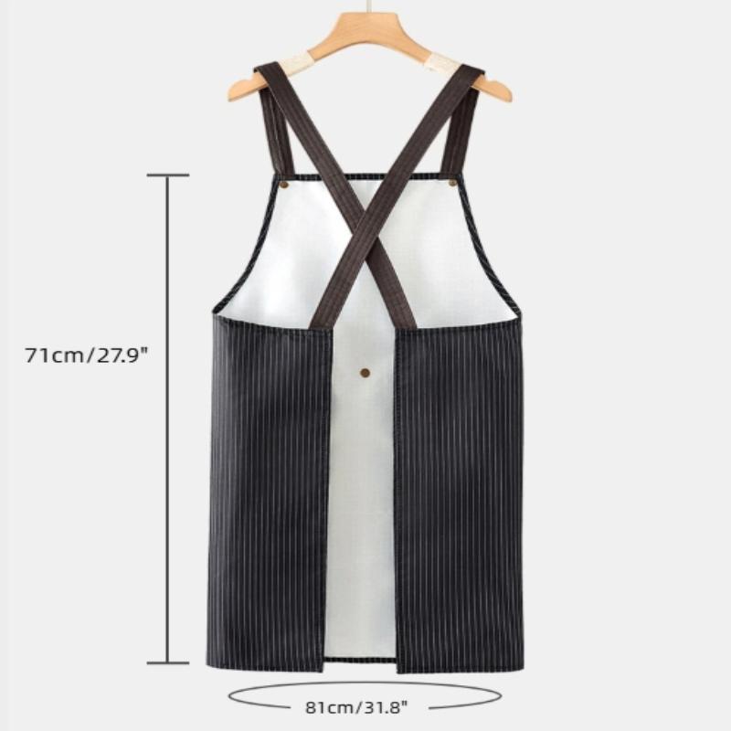 Kitchen Household Cooking Apron Men Women Oil-Proof Waterproof Adult Waist  Coffee Overalls Apron Kitchen Accessories