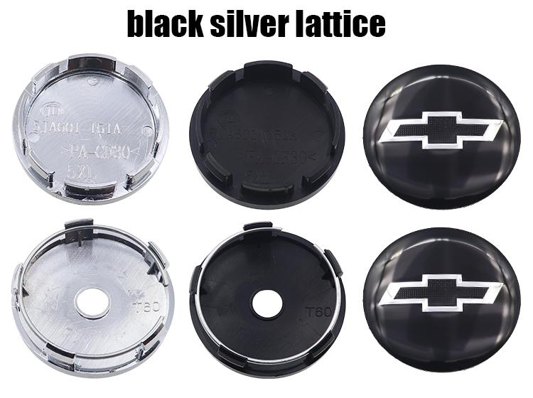 4pcs 56mm 60mm Chevrolet logo car emblem Wheel Center Hub Cap auto Rim refit dust-proof badge covers sticker styling accessories