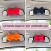 Easy to Install Anti Scratch Bowknot Car Roof Handle Cover Protector Fabric for Protection Against Wear and Tear