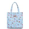 Women's Large Capacity Letter Print Handbag Nylon Shoulder Bag Student Tote Bag