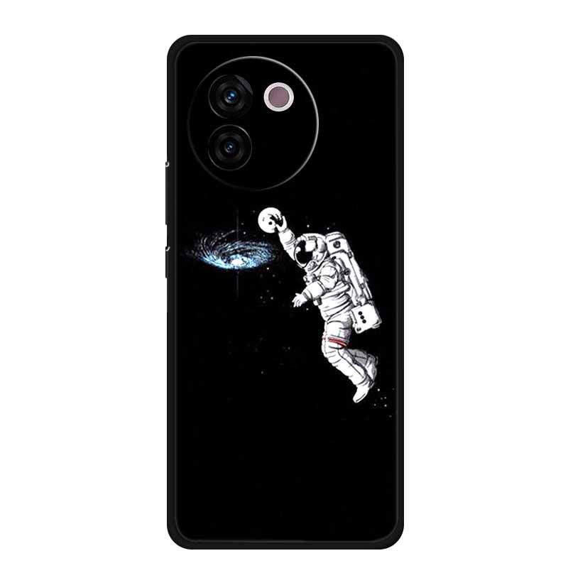 For Vivo V30e Case Popular Black Silicone Soft Back Cover Case For Vivo V30e Phone Case Cover V 30 e V 30e V30 e Coque Funda Bag