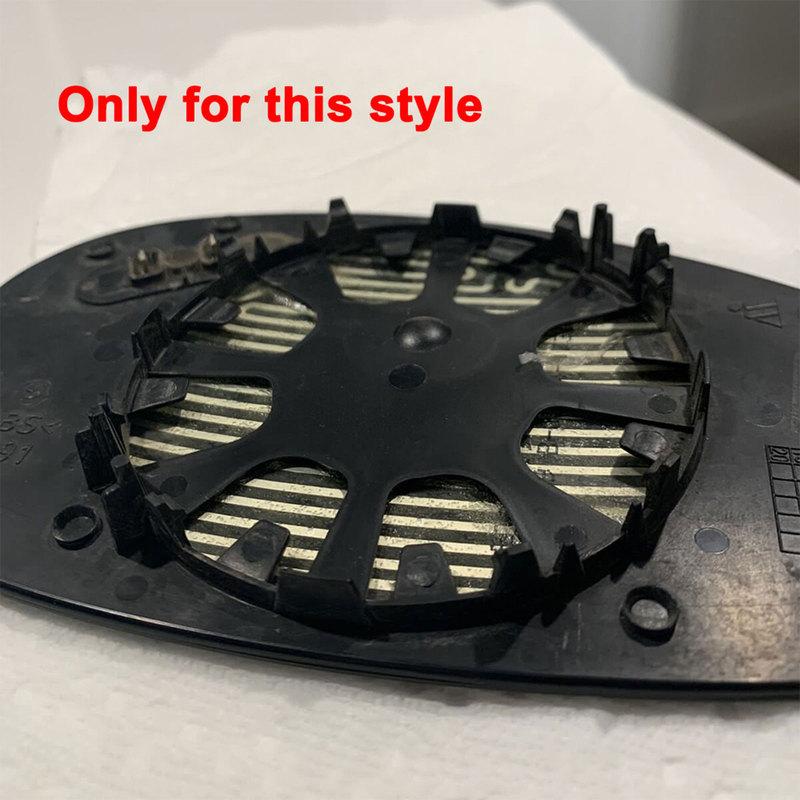 Car Rearview Wing Mirror Glass Heated Blue, for BMW E46 E90 E87 E92 E93 E91 E81 E82 E88, Replace for 51167145267,51167145268