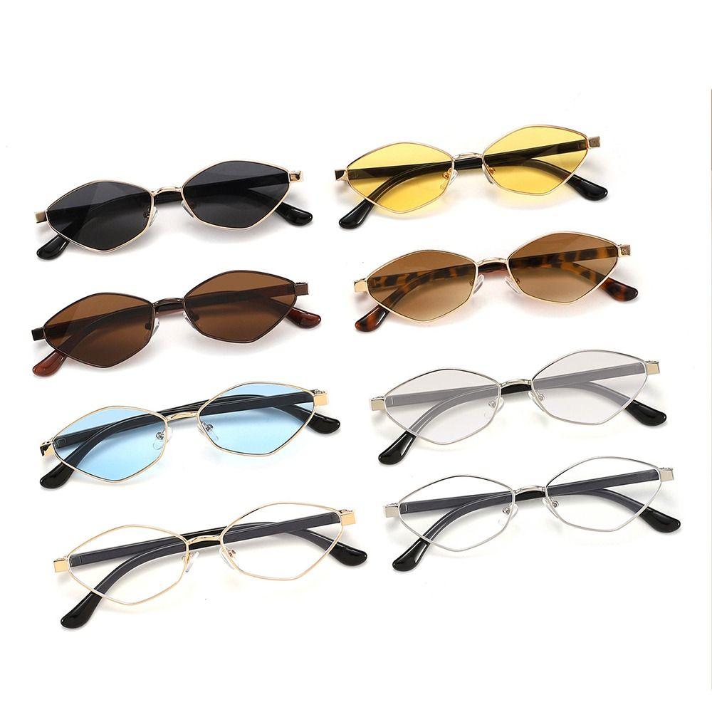 Retro Sun Shades Glasses Small Frame UV400 Eyeglasses Fashion Hexagon Sun Glasses Outdoor