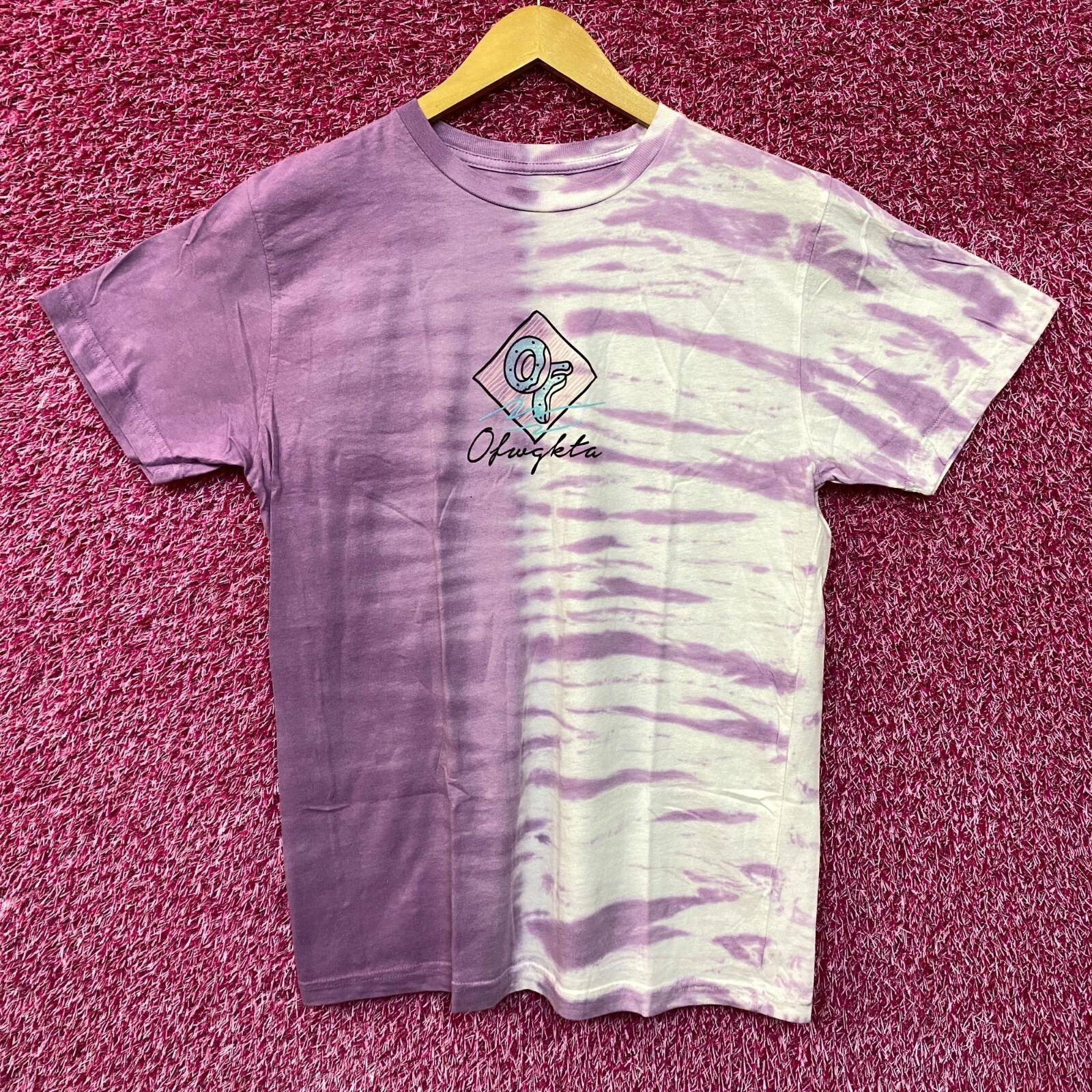 Odd Future Purple Embroidered Tie dye Tshirt size Medium XL