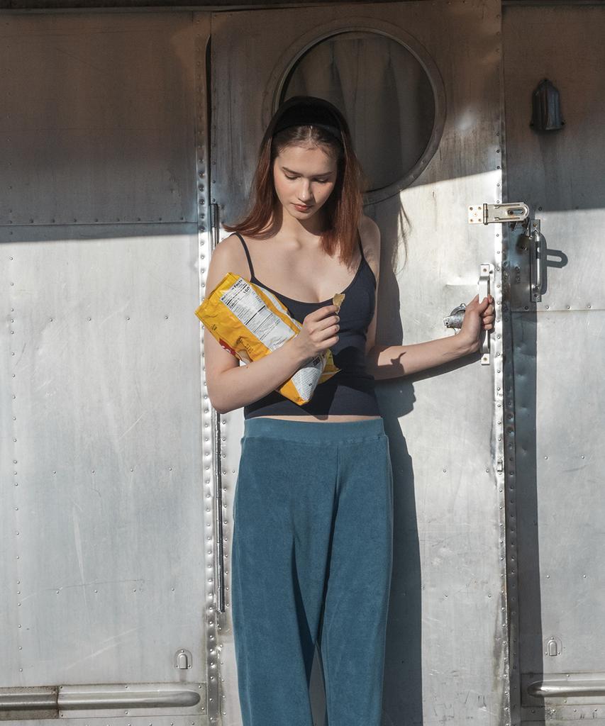 108Paundeu Terry Jogger Pants_Ocean Blue