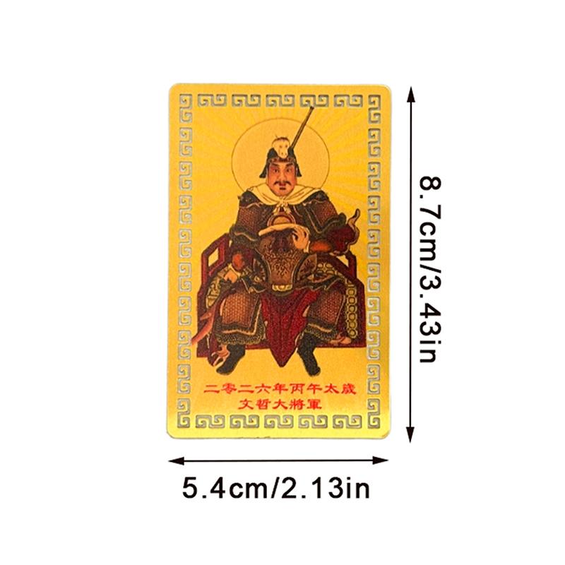 1/2/4 Buc Cărți Tai Sui 2026 Amuletă Taoism Aduc Noroc Avere Feng Shui Rugăciune Carte Aurie Exorcizare Protecție Cadou Portabil