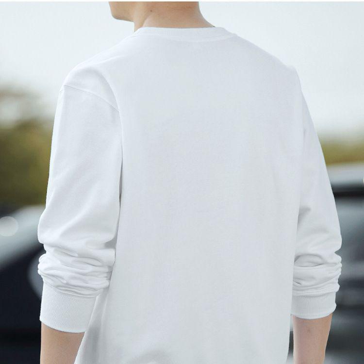 Herren Frühling 2025 Langarm Frottee Strick Sweatshirt Pullover