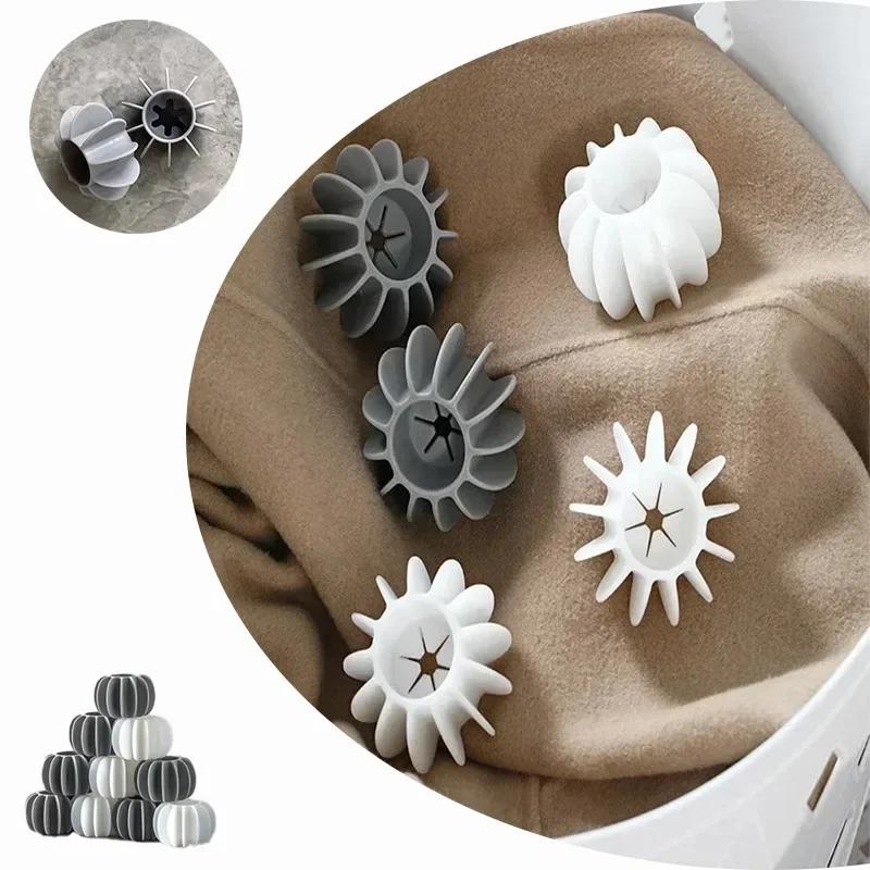 Silicone Laundry Balls Reusable Anti Binding Anti Angle Cleaning Ball Washing Machine Supplies for Cleaning and Washing Balls