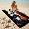Personalized Love moon back. Beach Towel Microfiber Beach Towel Thin Absorbent for Beach Swimming Yoga Bath Sports. 0910311