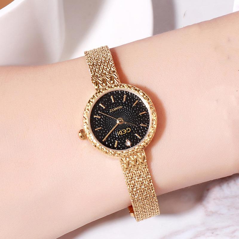 Mori Retro Alloy Strap Women'S Watch Colorful Multi-Color Wrist Watch Literary College Style Fashion