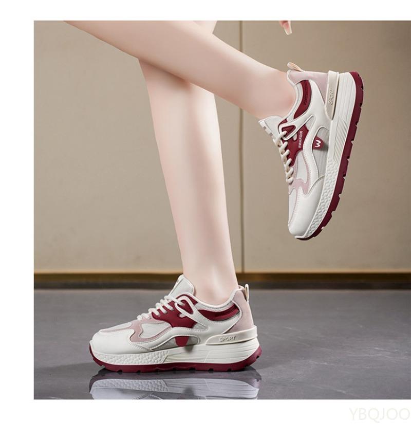 New breathable mesh shoes women spring fashionable versatile thick soled casual comfortable running shoes women sneakers