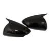 For Hyundai IONIQ 2016- Car Sticker Rearview Side Mirror Cover Wing Cap Exterior Door Rear View Case Trim Carbon Fiber Look