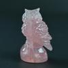 Rose Quartz Owl Sculpture 3cm x x 5cm 44g Natural Stone Power Stone Ornament Interior Decor Love Luck [Eigado] Size (width) 2.5cm (depth) (height)