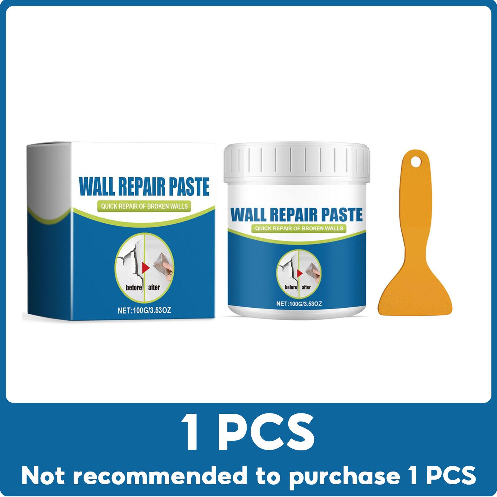 

100 г Быстросохнущая и Плеснестойкая Паста для Заделки Стен - Крем для Ремонта Отверстий, Отслоений и Трещин Гипсокартона для Восстановления Стен