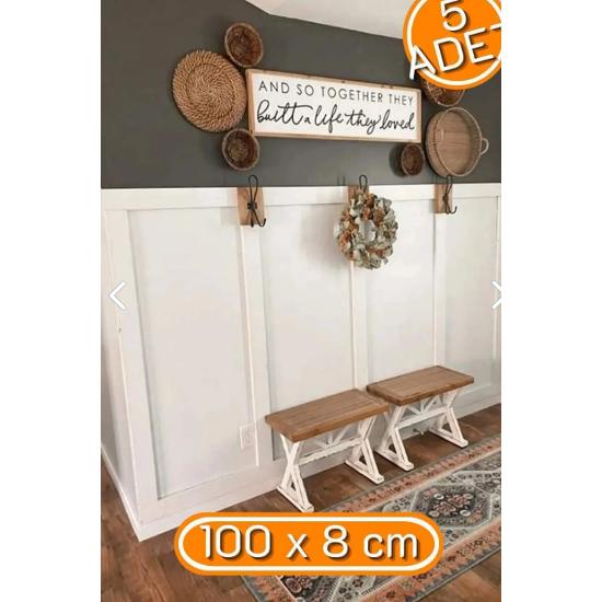 

Скандинавские настенные планки, 1 упаковка(5 кусков) 100×8см