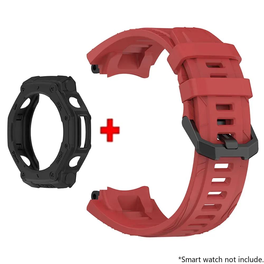 Silikonový řemínek a pouzdro pro chytré hodinky Huami Amazfit T-REX 3 Řemínek Náramek T-Rex3 Sportovní náramek Náramek na zápěstí S nástrojem