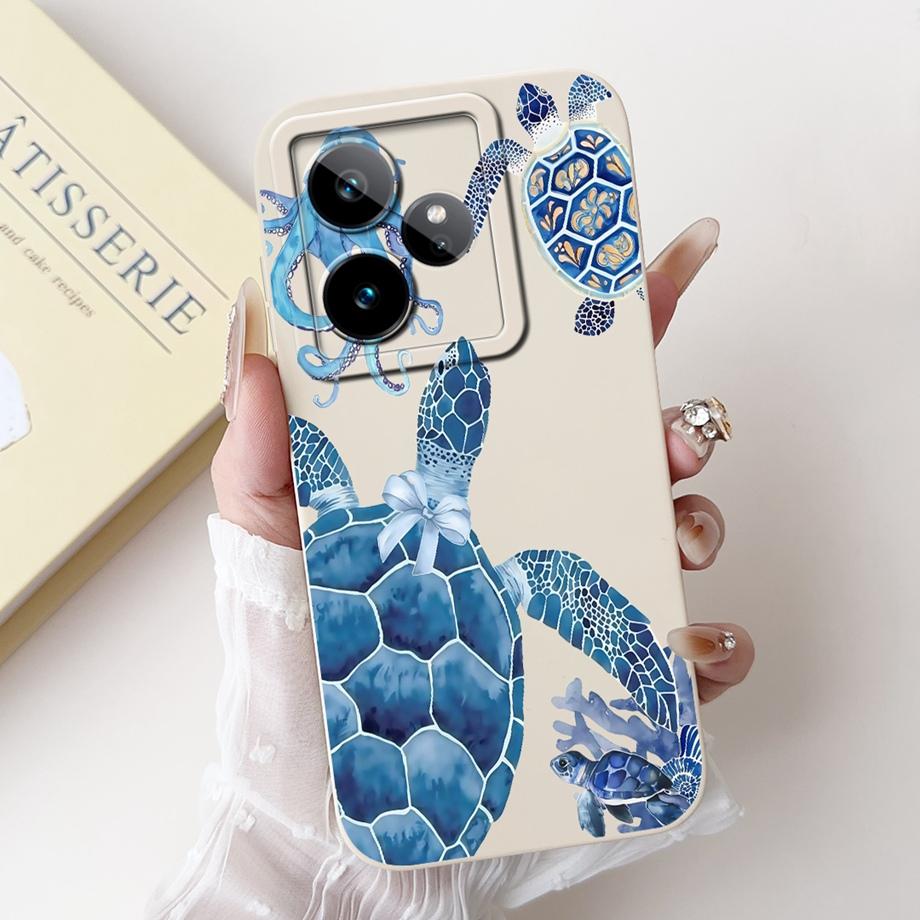 For Realme GT7 Case RealmeGT 7T New Candy Painted Back Cover Shockproof Soft TPU Phone Case For Realme GT 7 Pro GT7 T GT7T Shell