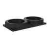 Center Console Dual Cup Holder Black For Ford For F250 For F350 1992-1997 Water Cup Holder Car Vehicle Interior Accessories