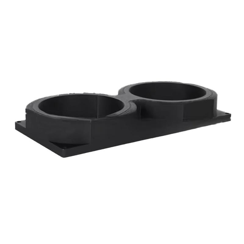 Center Console Dual Cup Holder Black For Ford For F250 For F350 1992-1997 Water Cup Holder Car Vehicle Interior Accessories