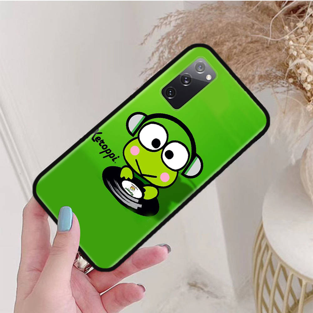 Black Case for Xiaomi Poco X6 X4 M5 M6 F5 F6 C65 C55 C50 C51 C40 Pro Redmi 14C A3X 13C 12C 11T 10A 9C Note 7 6 8A Plus L-8 Cute Keroppi