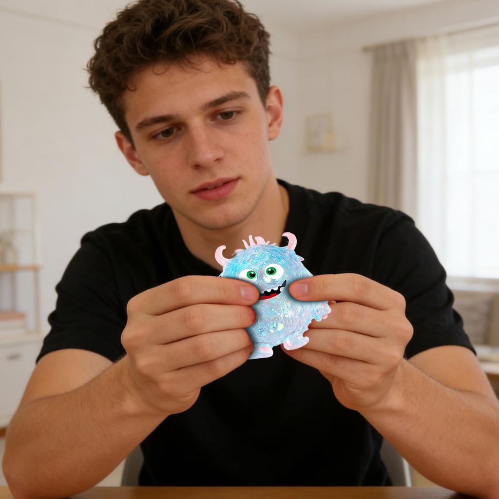 Cute Little Devil Stress-relieving Toy, Stress Relief Device, Venting Ball (random Color)