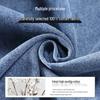 Autumn Men's Retro Light Denim Long Sleeve Shirt with Double Pockets