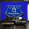 Everton F.C Wall Tapestry Aesthetic Wall Hanging Printed Fabric Blanket Decorative Tapestries for Bedroom Living Room Home Decor