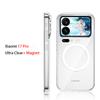 For Xiaomi 17/17 Pro/17 Pro Max Case Magsafe Clear Non-Yellowing Skin Friendly Screen Lens Protection Rigid Soft Grip Cover