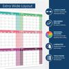 Super Large Wall Sticker 2026 Calendar Reusable Matte Whiteboard Home Work Planner Year-Round Planning Tool