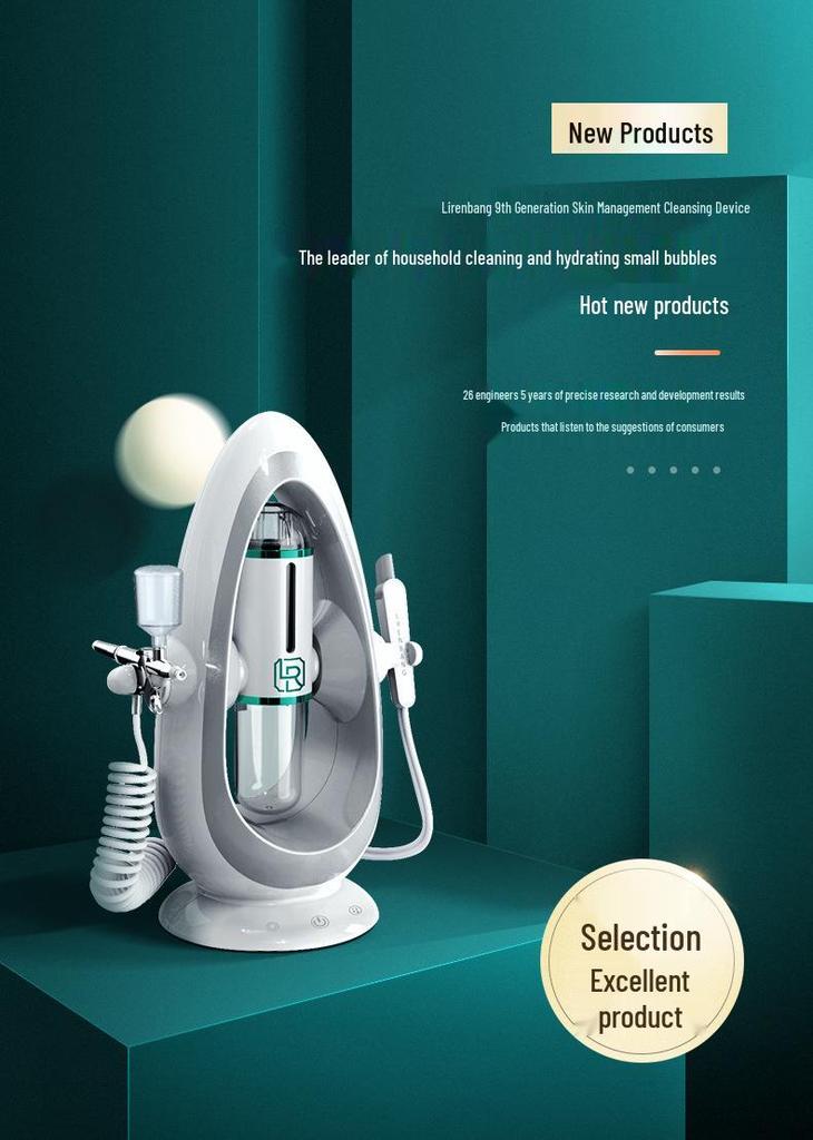 Micro-bubble Oxygen Injector Blackhead Remover: Home Pore Cleanser & Hydration Tool