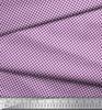 Soimoi Japan Crepe Satin Fabric Geometric Small Print Fabric by the metre 42 Inch