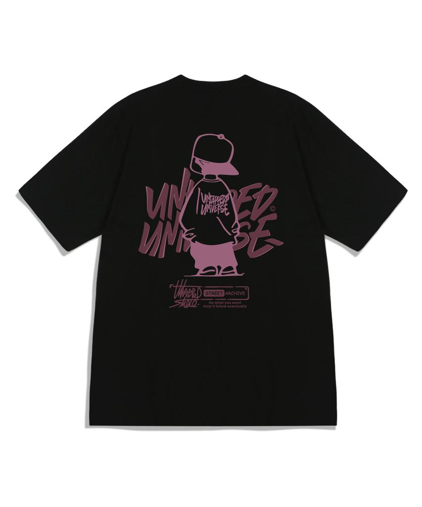 UNTAPPED STUDIO Urban Youth Pure Cotton Oversized Short Sleeve T-Shirt 8 Colors (Type A)
