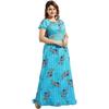 Women Beautiful Cotton Maxi Gown Indian Bollywood Summer Wear Nighty Dress
