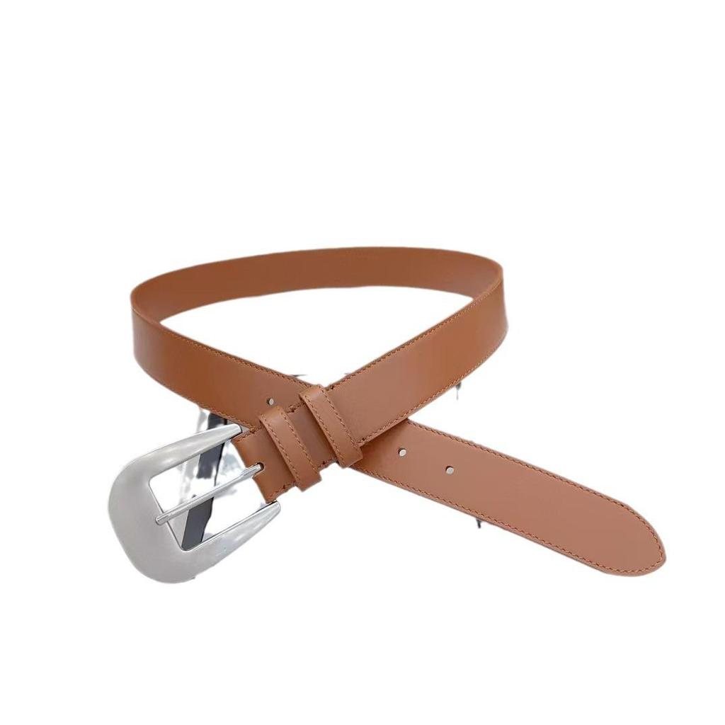 Women's Lux Cowhide Double-Sided Belt - Versatile, Fashionable, High-End