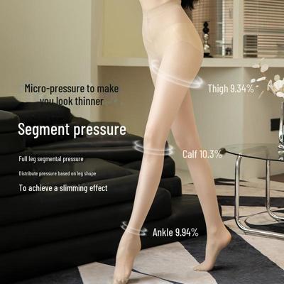 Dongfangyuan 20D Hip-Lifting Shaping Stockings: Segmented Compression, Slimming, Comfortable Bottom Socks for Women