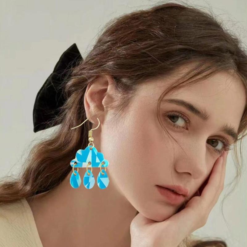 Portable Silicone Mold DIY Earrings Casting Molds Cloud Lightnings Shapes Jewelry Making Moulds for DIY Enthusiasts