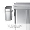 Simplehuman Compost Caddy, 4-liter (4L) Capacity, with Lid, Stainless Steel Dustbin (simplehuman CW1645)