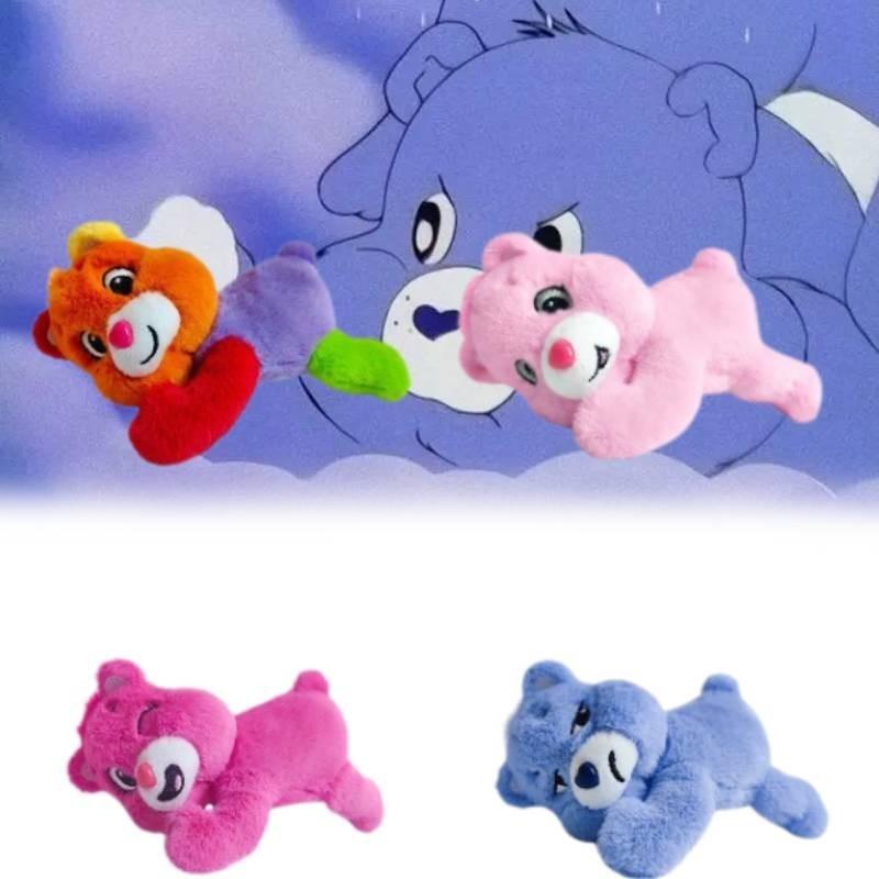 Adorable Plush Bear Refrigerator Magnet Cute Animal Novelty Rainbow Bear Toy Phone Stand